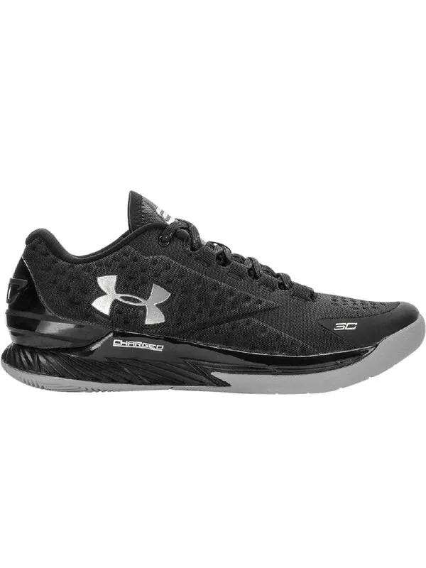 Кроссовки curry 1 low 'black silver' Under Armour — изображение 2 из 4, черный