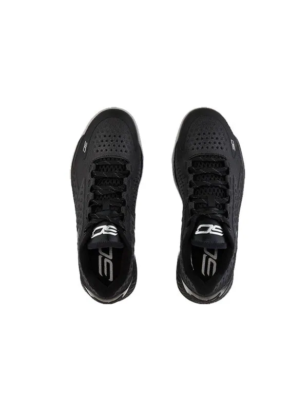 Кроссовки curry 1 low 'black silver' Under Armour — изображение 3 из 4, черный