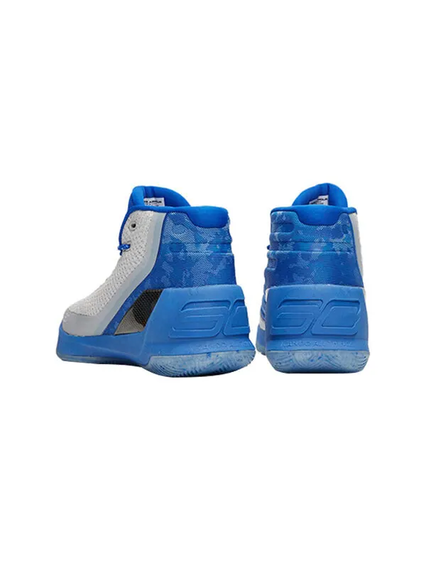 Кроссовки curry 3 'aqua camo' Under Armour — изображение 3 из 4, синий