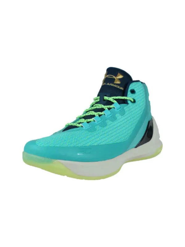 Кроссовки curry 3 'reign water' Under Armour — изображение 3 из 4, зеленый
