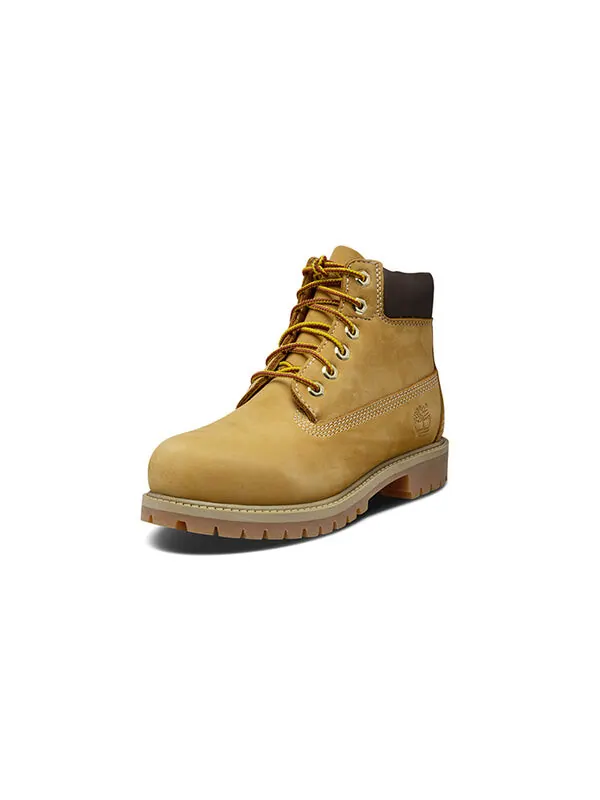 Кроссовки 6-inch premium wide fit boot 'wheat' Timberland — изображение 2 из 4, желтый/черный
