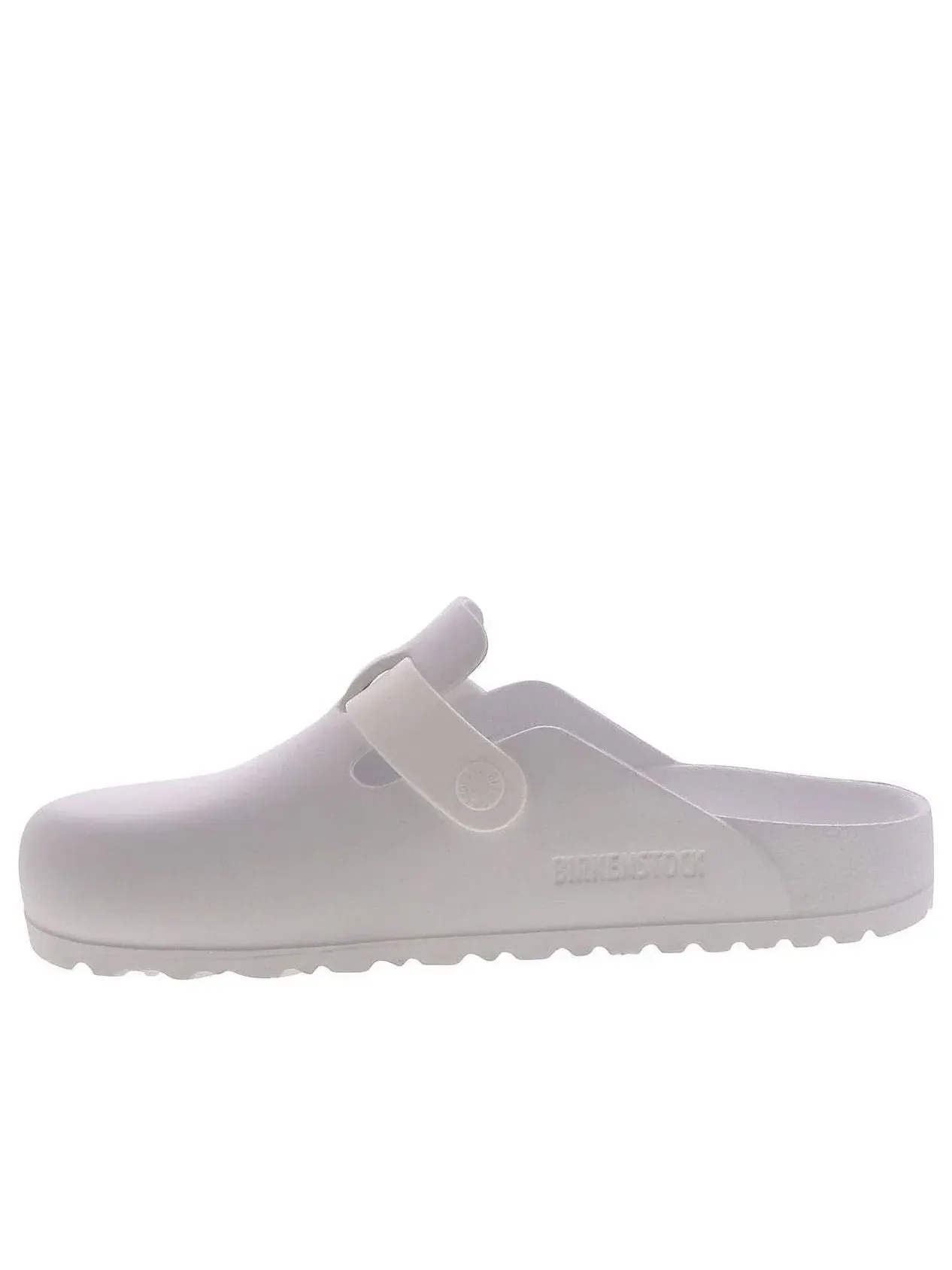 Мужские сланцы Birkenstock Boston Essentials Narrow Fit — изображение 1 из 6, белый