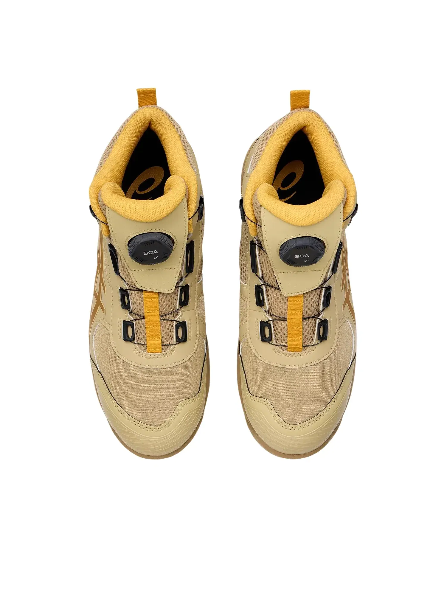 Мужские кроссовки с высоким верхом Winjob CP6 S3 Gore Tex Boa 2E Wide ASICS — изображение 5 из 7, бежевый