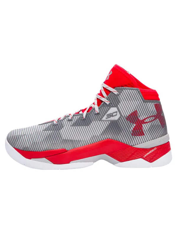 Кроссовки curry 2.5 'grey red' Under Armour — изображение 2 из 4, серый/красный/белый