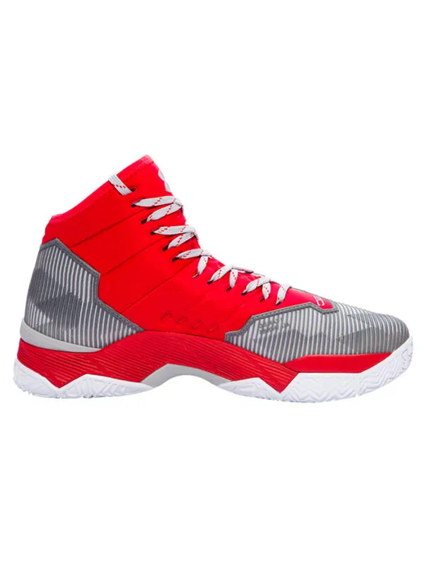 Кроссовки curry 2.5 'grey red' Under Armour — изображение 3 из 4, серый/красный/белый