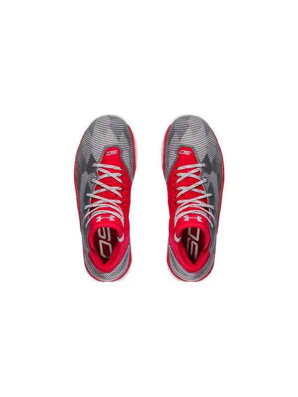 Кроссовки curry 2.5 'grey red' Under Armour — изображение 4 из 4, серый/красный/белый