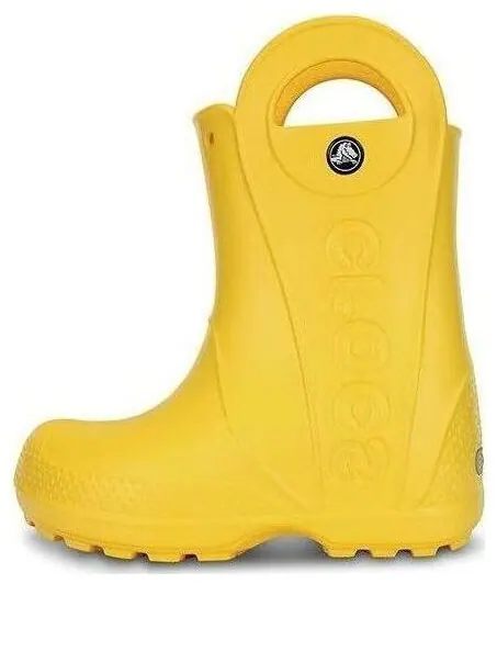 Кроссовки handle it rain boots 'yellow' Crocs — изображение 1 из 4, желтый