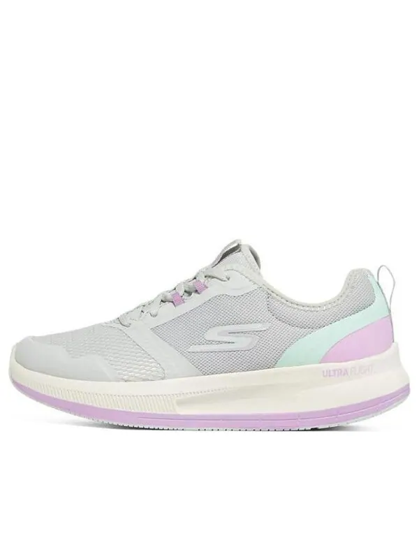 Кроссовки go run pulse 'grey purple' Skechers — изображение 1 из 4, серый/фиолетовый/синий