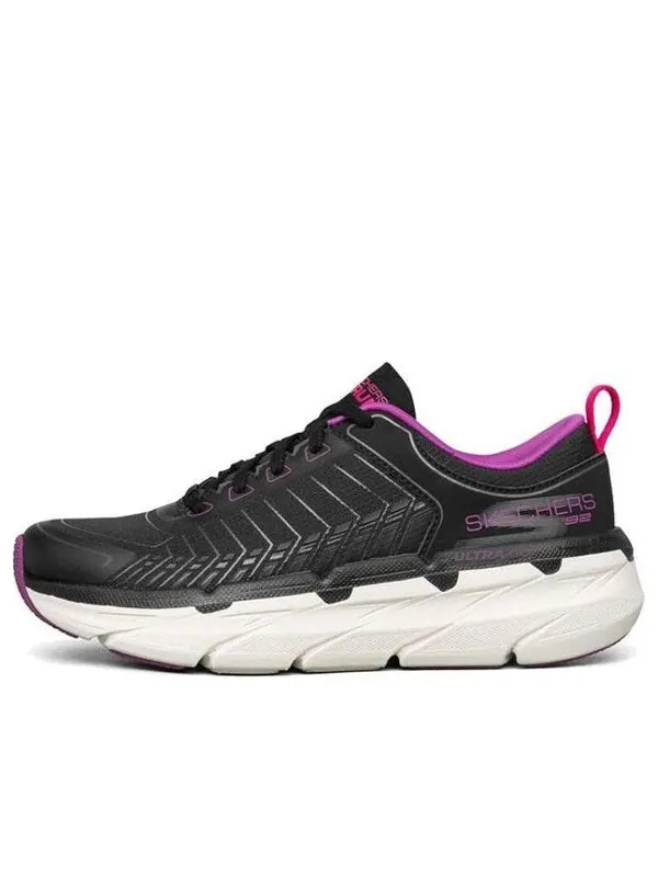 Кроссовки max cushioning premier sports shoes black/white/purple Skechers — изображение 1 из 4, белый