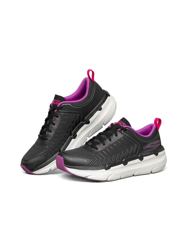 Кроссовки max cushioning premier sports shoes black/white/purple Skechers — изображение 3 из 4, белый