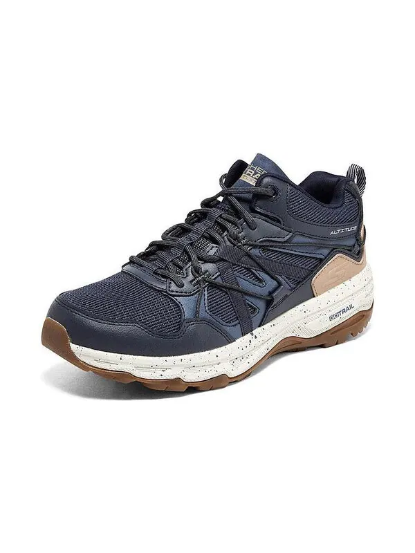 Кроссовки go run trail altitude 'navy blue brown' Skechers — изображение 3 из 4, темно-синий синий