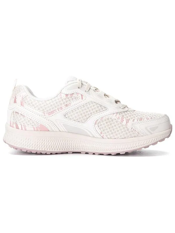 Кроссовки go run consistent 'white' Skechers — изображение 2 из 4, розовый/белый