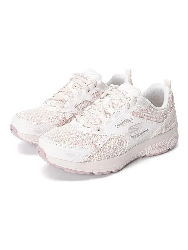 Кроссовки go run consistent 'white' Skechers — изображение 3 из 4, розовый/белый