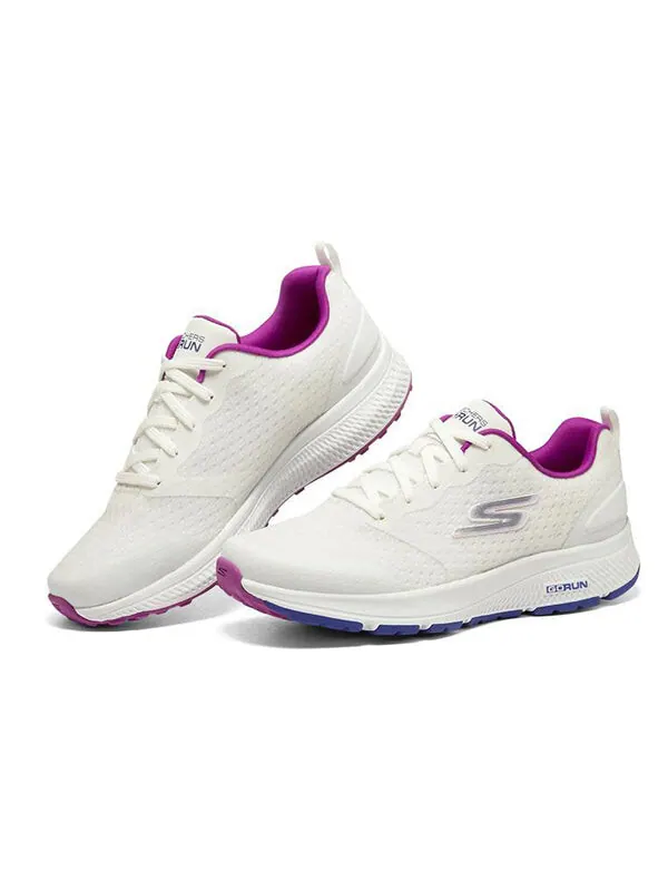 Кроссовки go run consistent 'white purple' Skechers — изображение 3 из 4, белый/фиолетовый