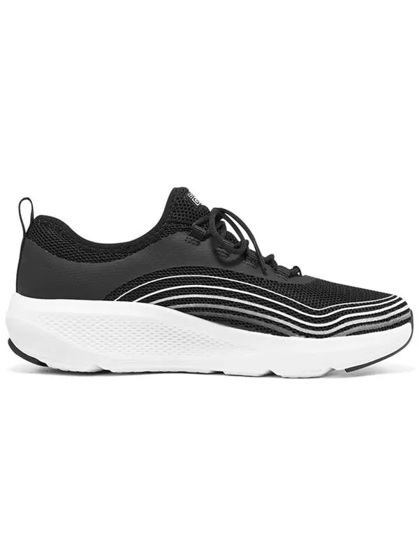 Кроссовки go run elevate 'black white' Skechers — изображение 2 из 4, черный/белый