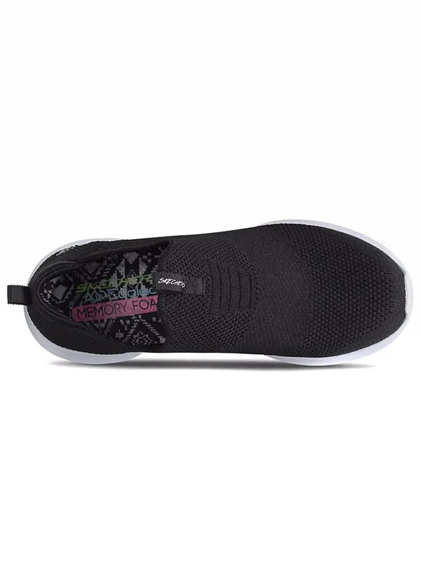 Кроссовки ultra flex slip-ons black Skechers — изображение 4 из 4, черный