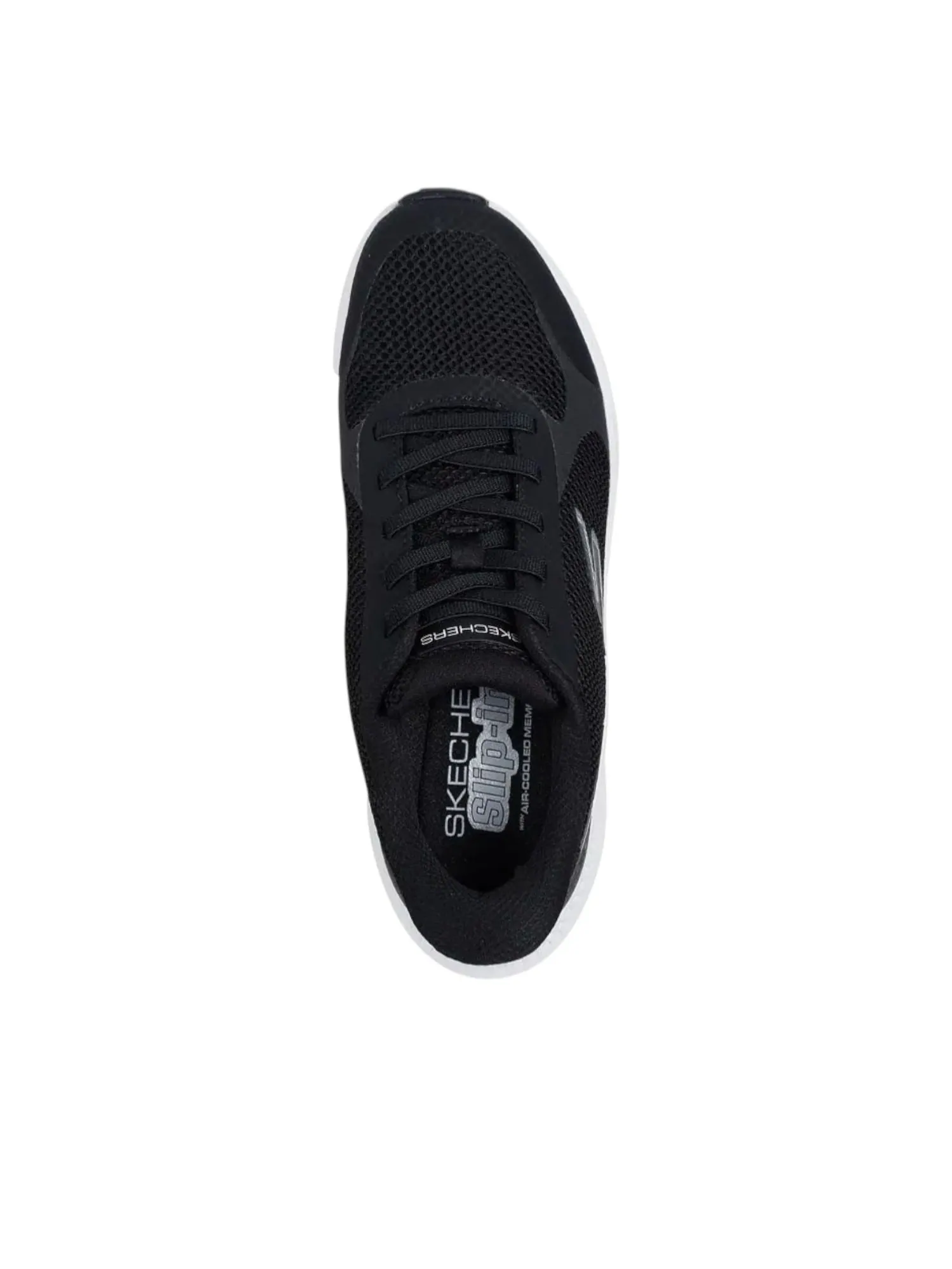 Кроссовки (WMNS) Skechers Go Run Consistent 2.0 Slip Ins 'Black White' — изображение 3 из 5, черный