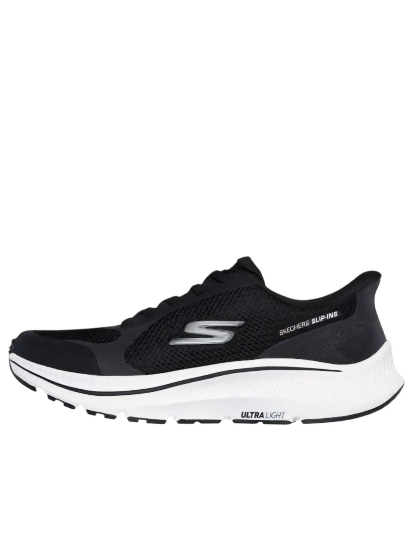 (WMNS) Skechers Go Run Consistent 2.0 Slip Ins 'Black White' — изображение 1 из 5, черный/белый