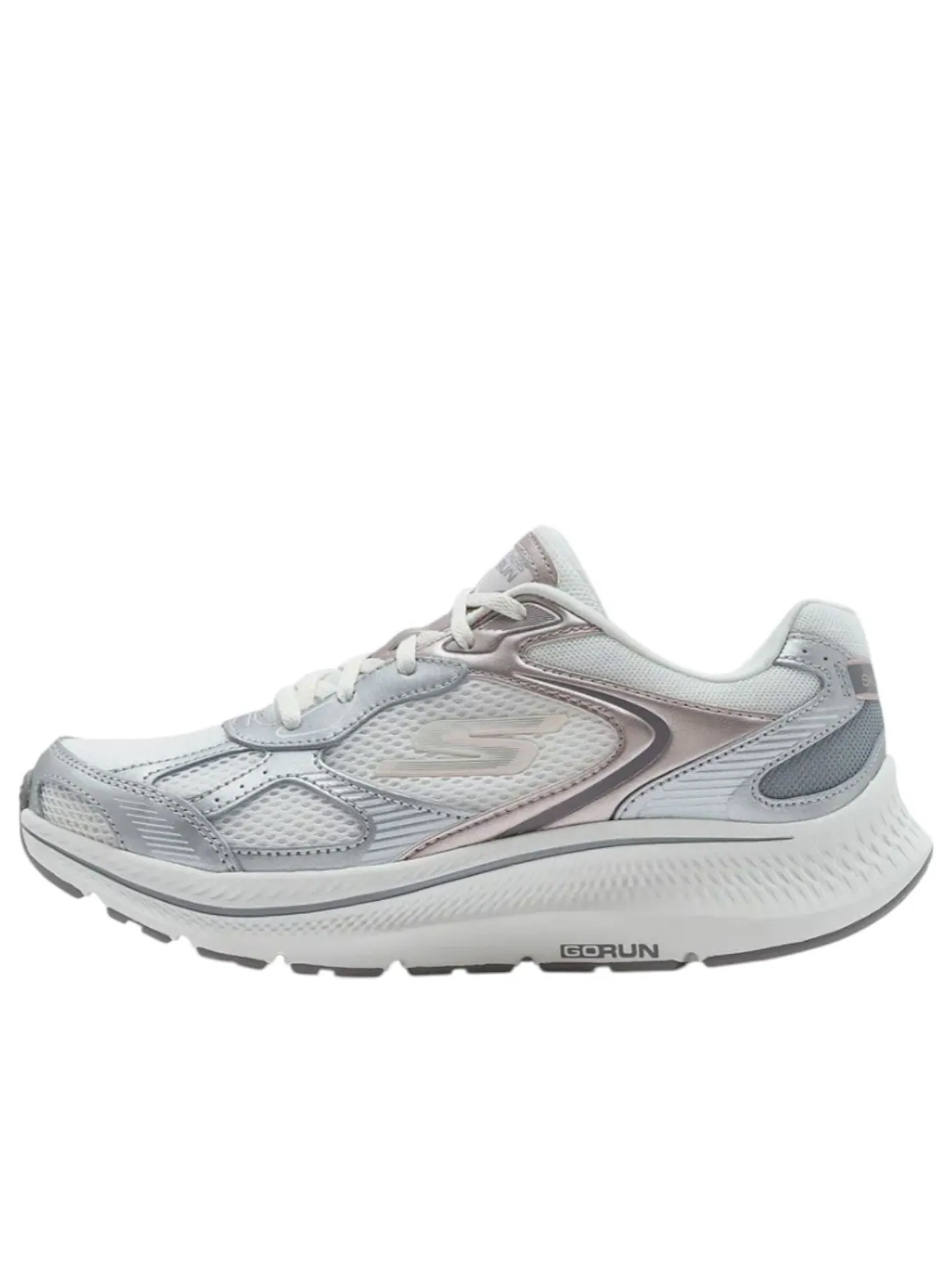 (WMNS) Skechers Go Run Consistent 2.0 Volt 'Off White' — изображение 1 из 6, белый