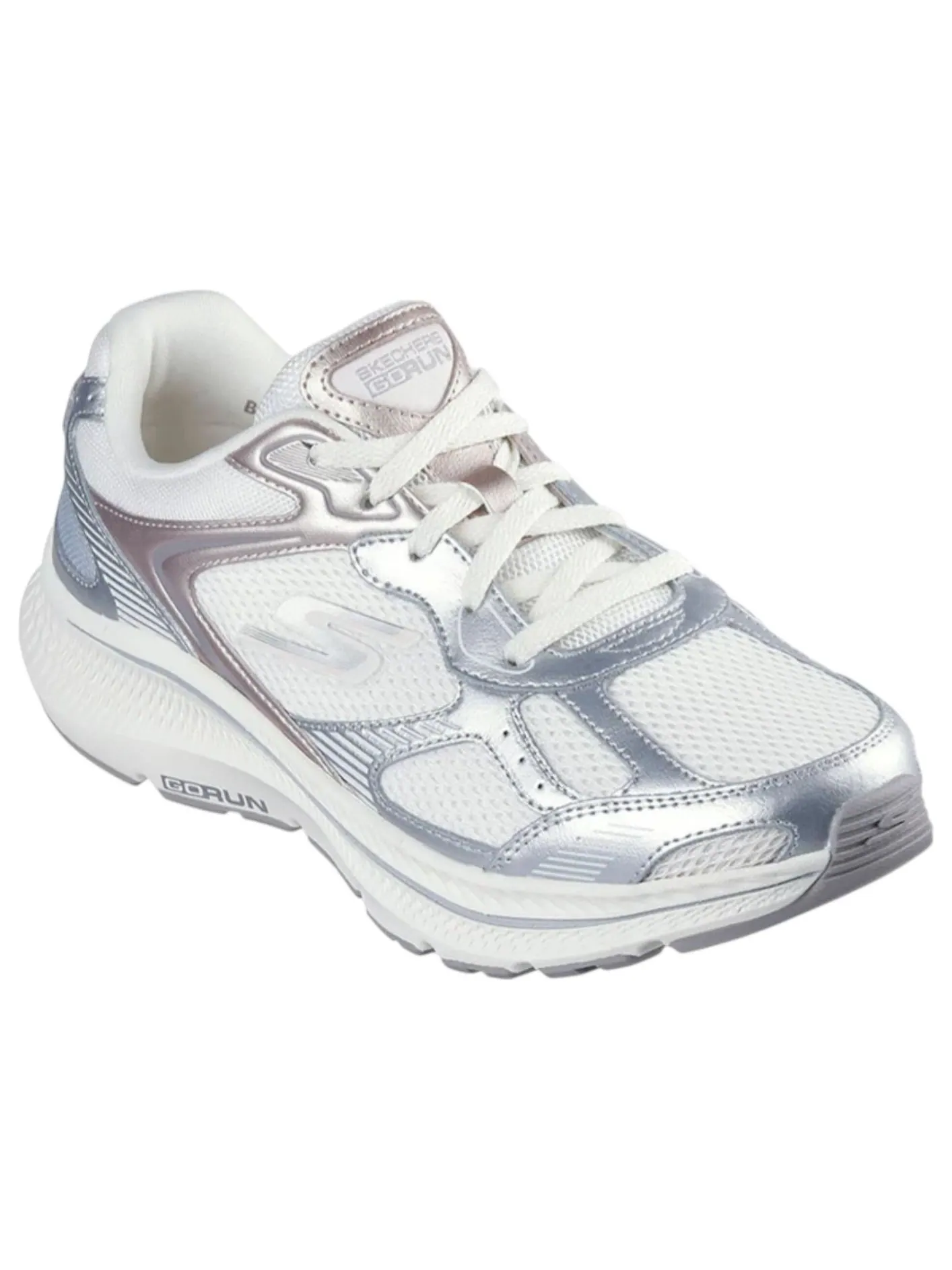(WMNS) Skechers Go Run Consistent 2.0 Volt 'Off White' — изображение 2 из 6, белый