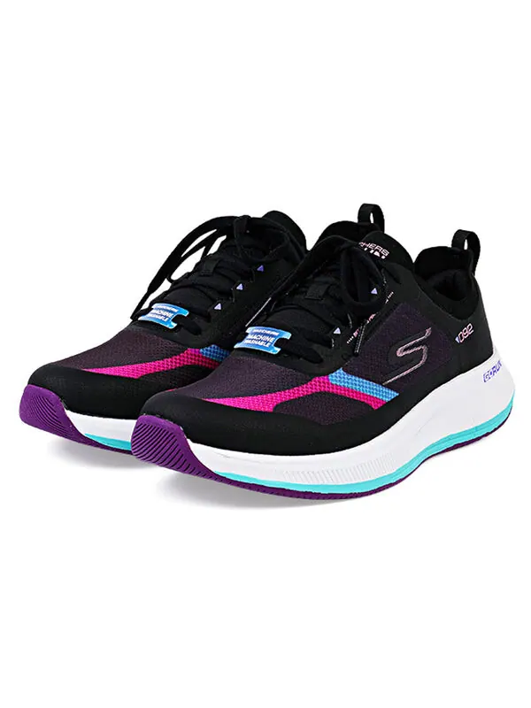 Кроссовки go run pulse fast stride 'black multi' Skechers — изображение 3 из 4, черный/мульти