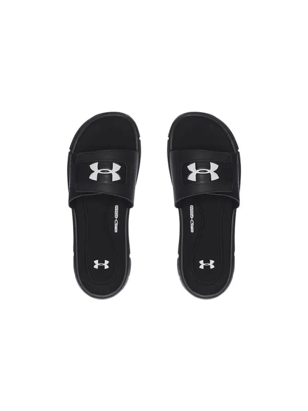 Тапочки ignite 5 slides 'black' Under Armour — изображение 3 из 4, черный
