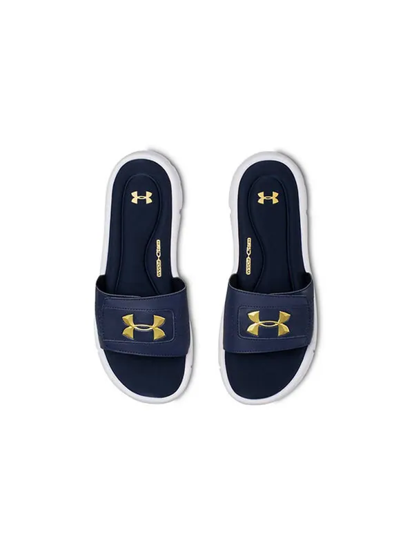 Тапочки ignite 5 slide 'academy' Under Armour — изображение 3 из 4, синий