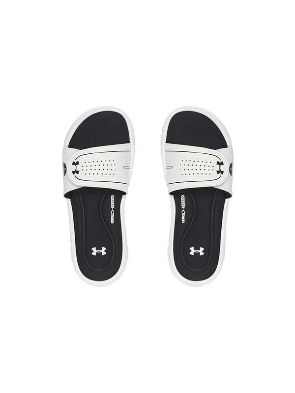 Тапочки ignite vii sandals black/white Under Armour — изображение 3 из 4, черный/белый