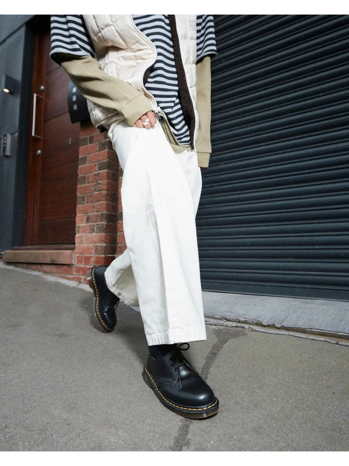 Туфли Dr. Martens 1461 Oxford из натуральной кожи — изображение 9 из 9, черный