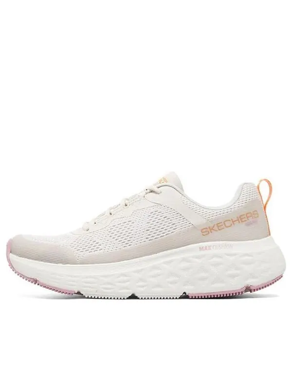 Кроссовки max cushioning delta 'white beige' Skechers — изображение 1 из 4, белый/бежевый/розовый