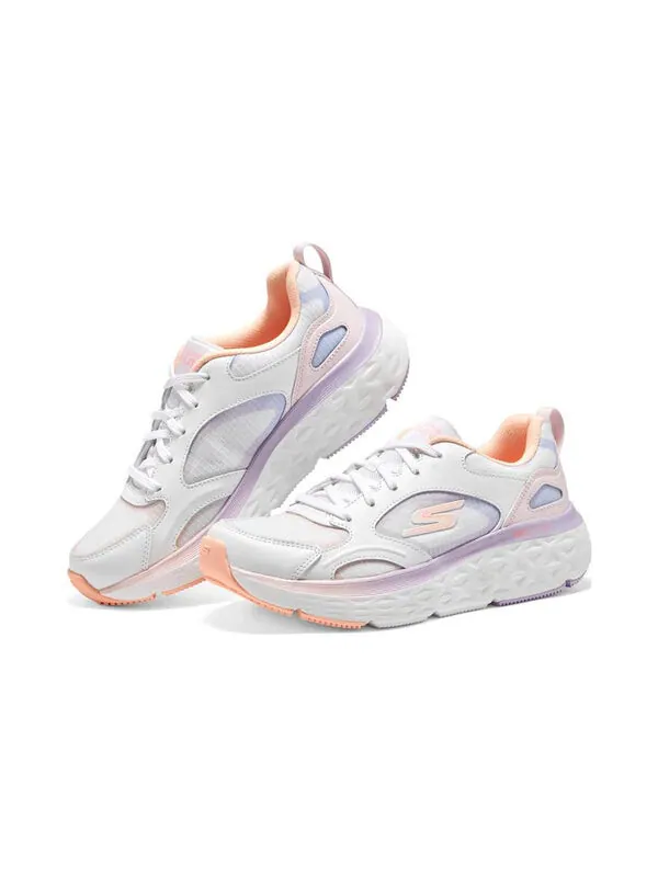 Кроссовки (WMNS) Skechers Max Cushioning Delta Running Shoes 'White Orange Purple' — изображение 3 из 4