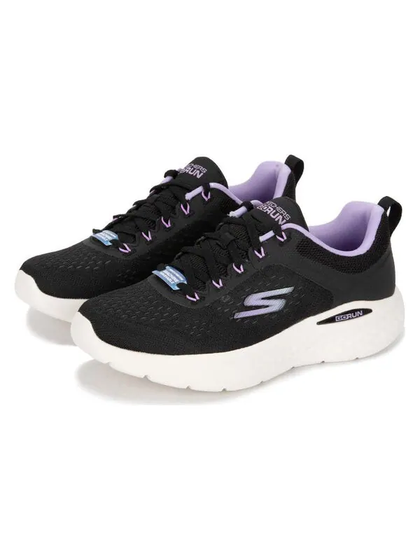 Кроссовки go run lite 'black purple' Skechers — изображение 2 из 4, белый/черный/фиолетовый