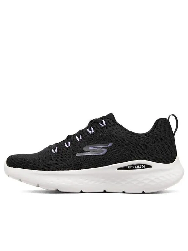 Кроссовки go run lite 'black' Skechers — изображение 1 из 4, черный/белый