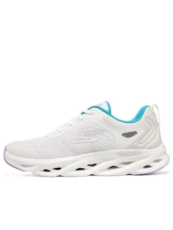 Кроссовки go run swirl tech 'white blue' Skechers — изображение 1 из 4, белый