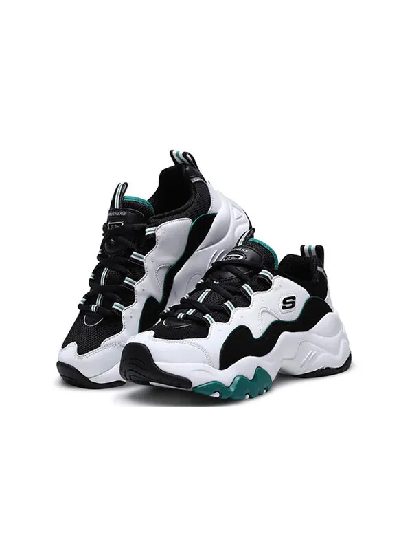 Кроссовки d'lites 3.0 gs black/white/green Skechers — изображение 2 из 4, белый