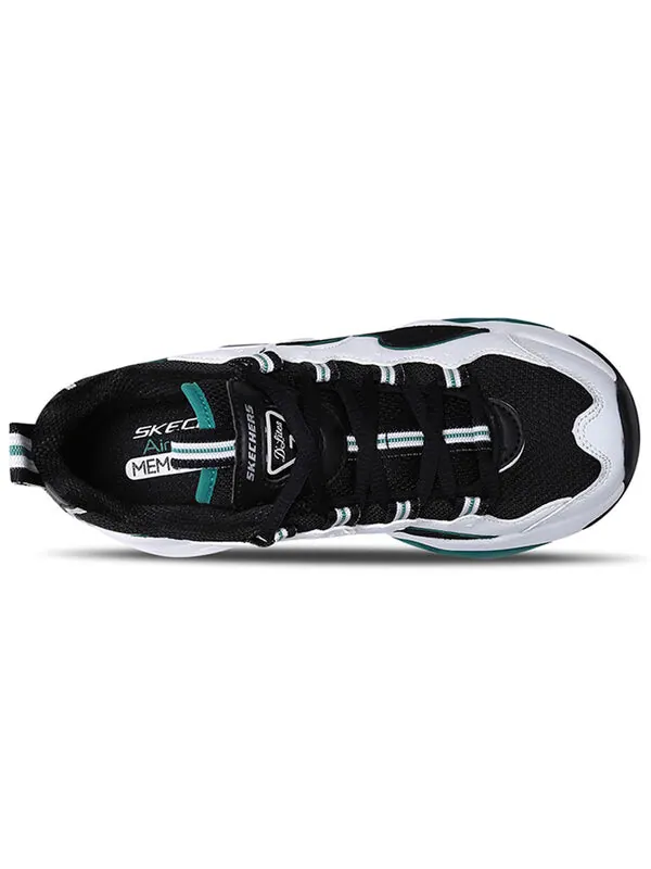 Кроссовки d'lites 3.0 gs black/white/green Skechers — изображение 3 из 4, белый