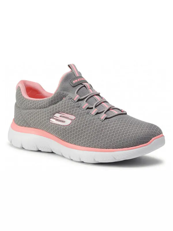 Кроссовки summits 'grey pink' Skechers — изображение 2 из 4, серый/розовый