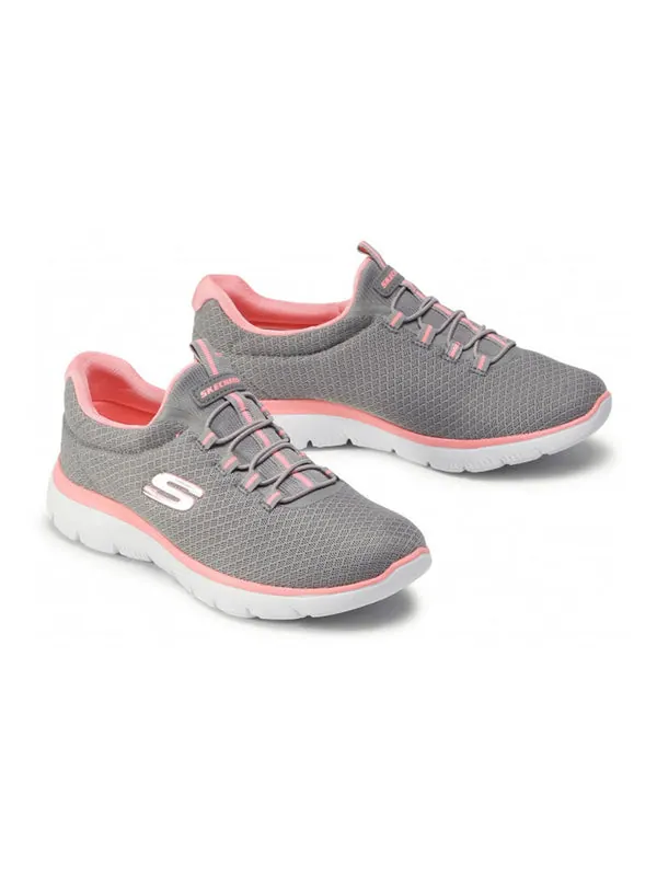 Кроссовки summits 'grey pink' Skechers — изображение 3 из 4, серый/розовый