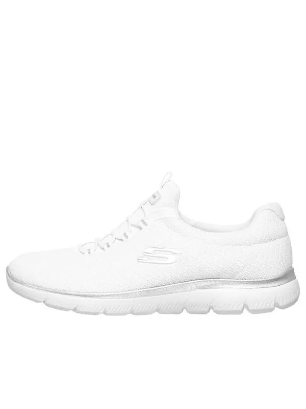 Кроссовки summits 'white' Skechers — изображение 1 из 4, белый/серебристый