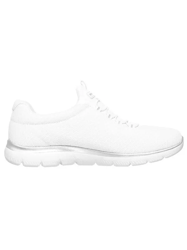 Кроссовки summits 'white' Skechers — изображение 2 из 4, белый/серебристый