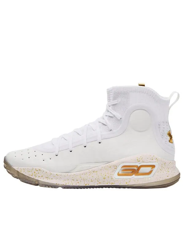 Кроссовки curry 4 retro 'white gold' 2024 Under Armour — изображение 1 из 4, металлик золотистый