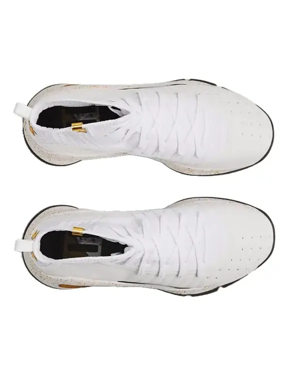 Кроссовки curry 4 retro 'white gold' 2024 Under Armour — изображение 4 из 4, металлик золотистый