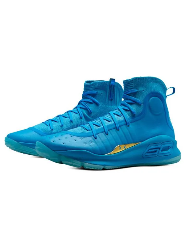 Кроссовки curry 4 retro 'flooded' Under Armour — изображение 4 из 4, металлик золотистый