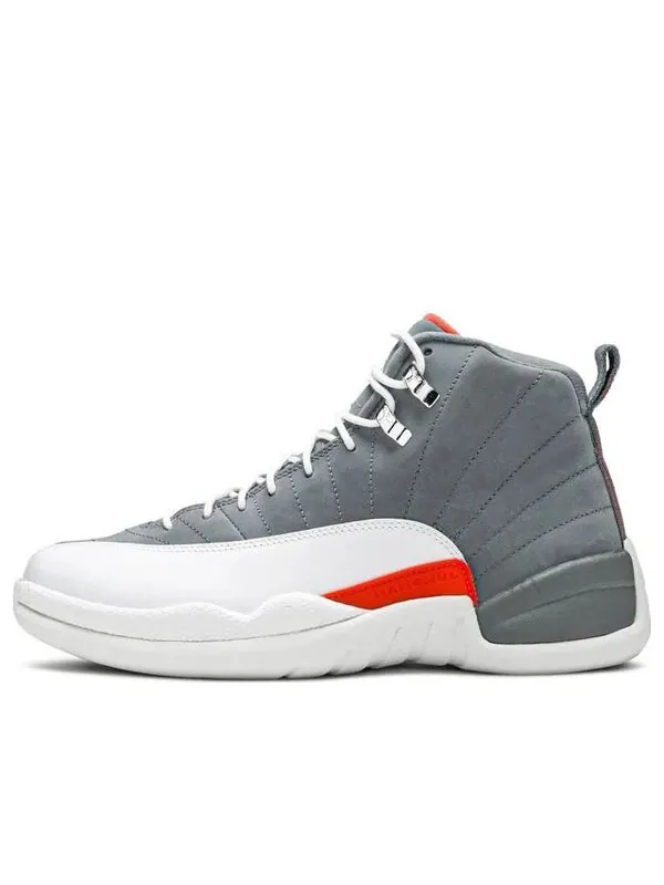 Кроссовки 12 ретро Air Jordan — изображение 1 из 4, серый/оранжевый-белый