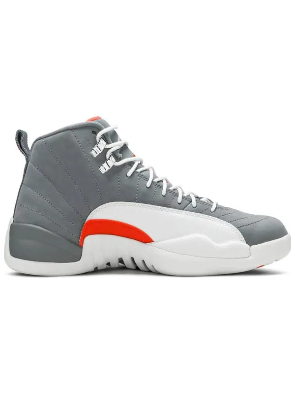 Кроссовки 12 ретро Air Jordan — изображение 2 из 4, серый/оранжевый-белый