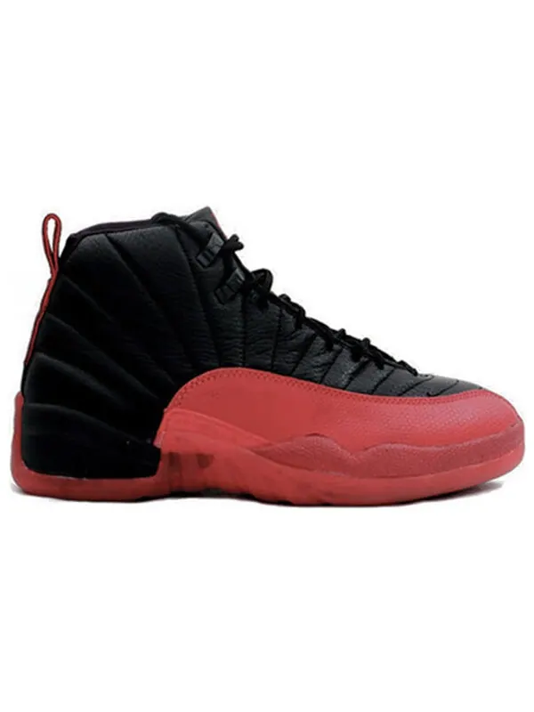 Кроссовки 12 og 'flu game' 1997 Air Jordan — изображение 2 из 3, черный/красный