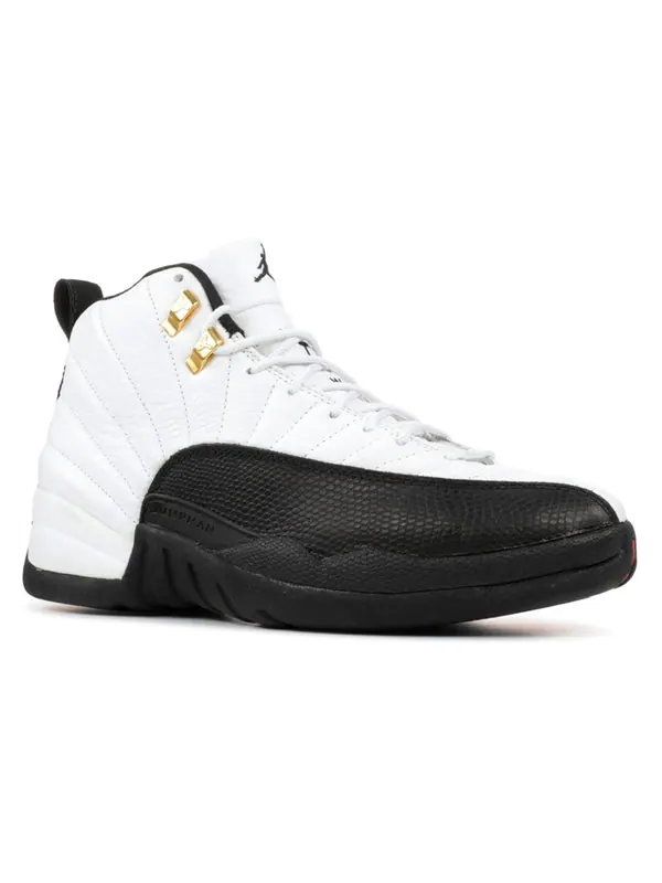 Кроссовки 12 og 'taxi' 1996 Air Jordan — изображение 2 из 4, белый/черный