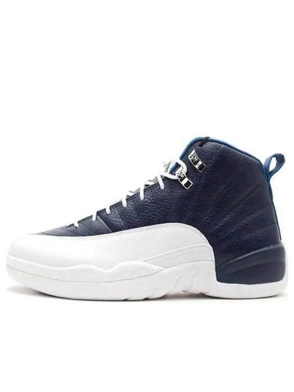 Кроссовки 12 retro 'obsidian' 2012 Air Jordan — изображение 1 из 3, белый/синий/синий