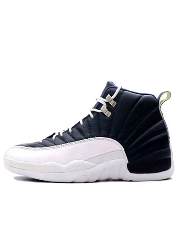 Кроссовки 12 og 'obsidian' Air Jordan — изображение 1 из 3, белый/синий