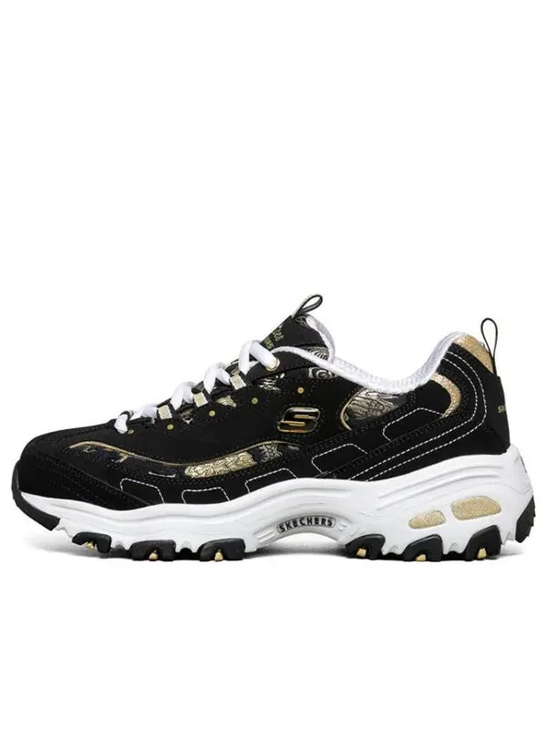 Кроссовки d lites 1.0 black/white/golden Skechers — изображение 1 из 4, белый